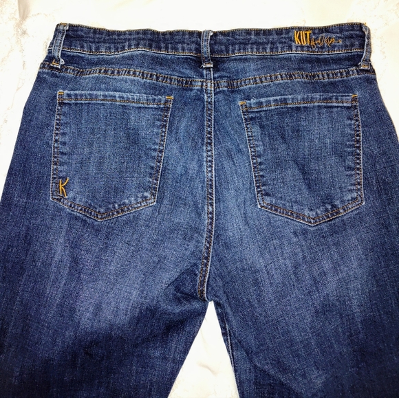 Kut From the Kloth Kay Boyfriend Straight Leg Jeans Size 12 - Picture 5 of 10